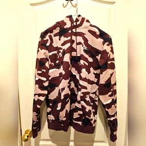Nike camo hoodie Size L